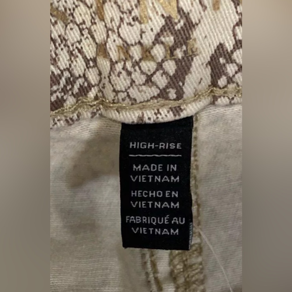 Snake High-Rise Skinny Ankle White House black market 6s - Picture 7 of 9